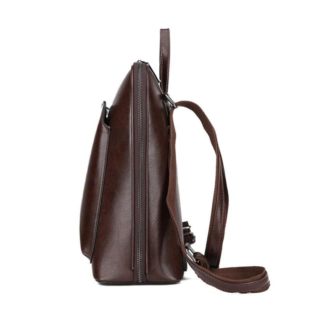 Bolso atemporal de material de alta calidad con cremalleras cómodas