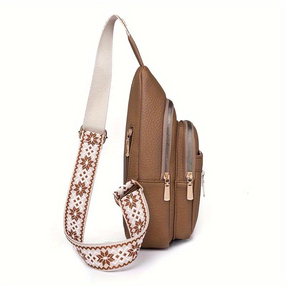 Bolso de hombro con ruedas de cuero, cómodo y práctico para el uso diario