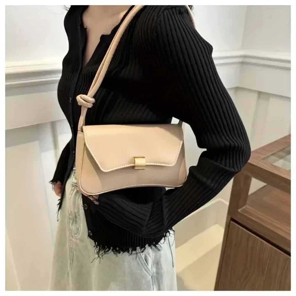 Bolso de hombro de cuero con encanto vintage y ajuste cómodo