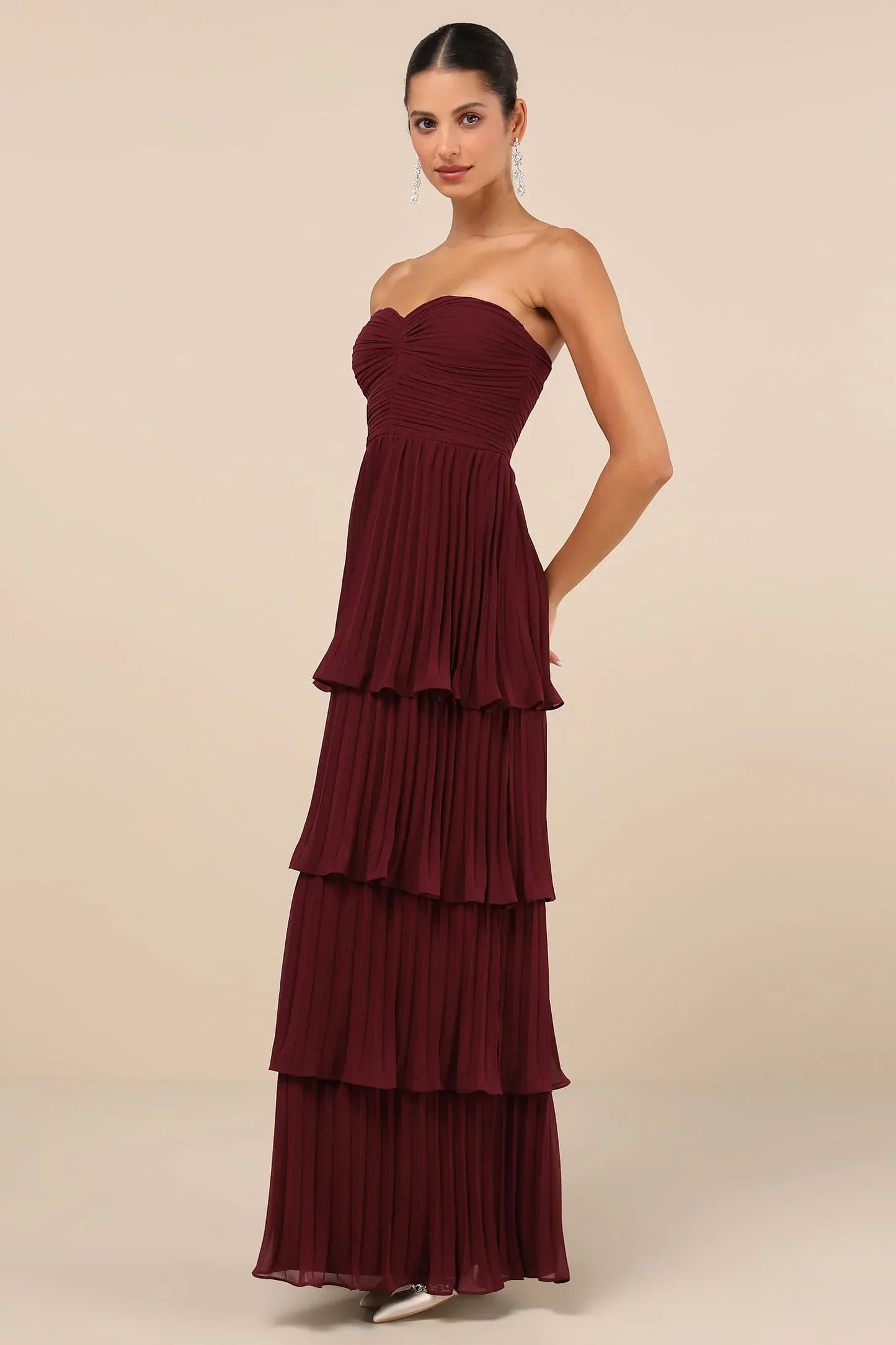 Linn | Vestido Maxi Sin Tirantes