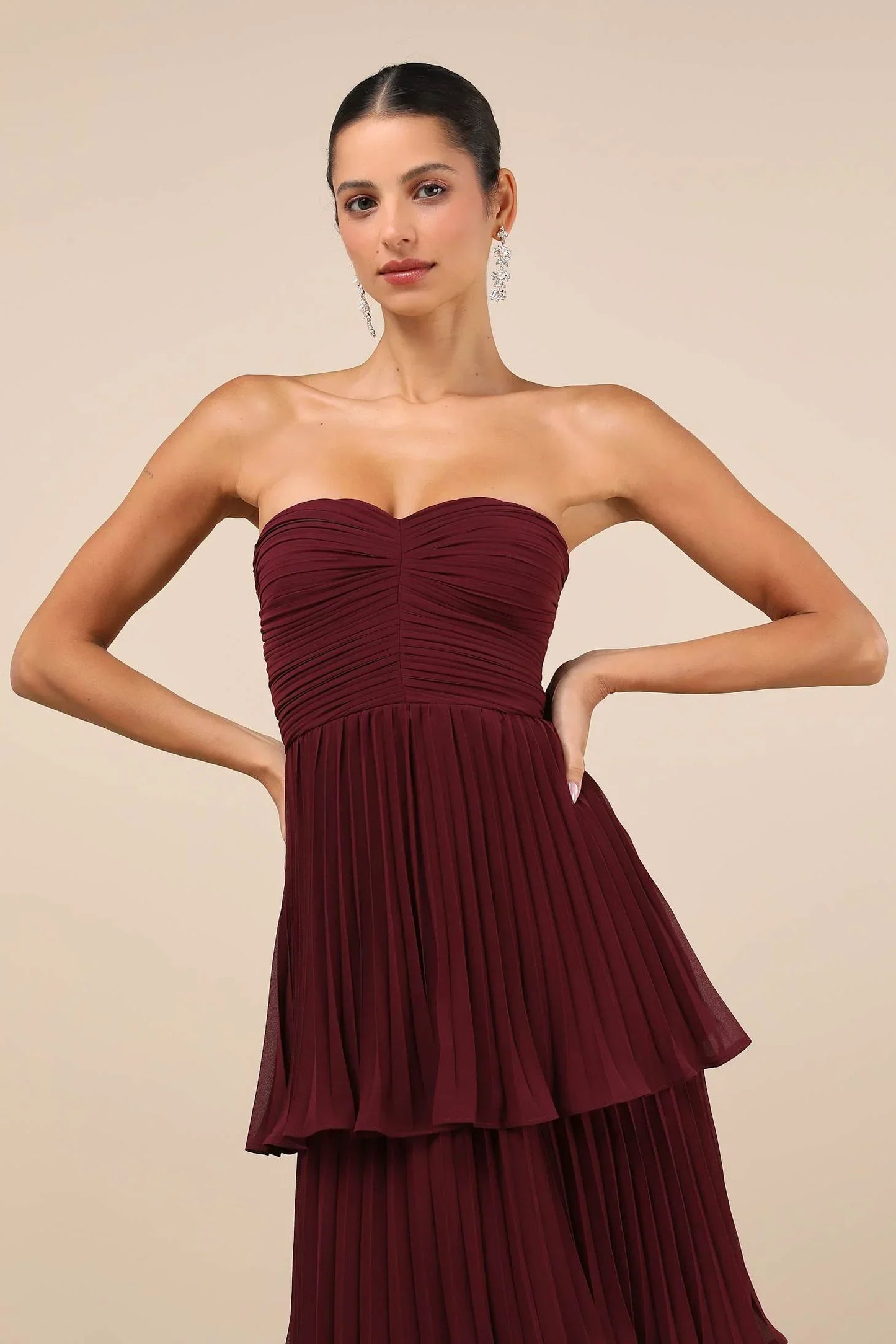 Linn | Vestido Maxi Sin Tirantes