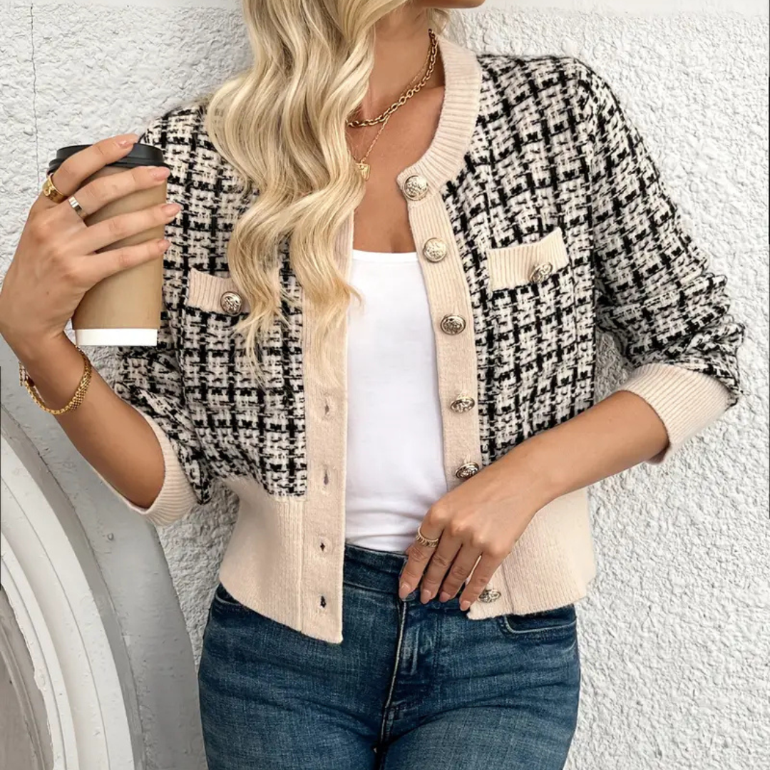 Achero™ | Gebreid vest met knoopsluiting en casual pasvorm
