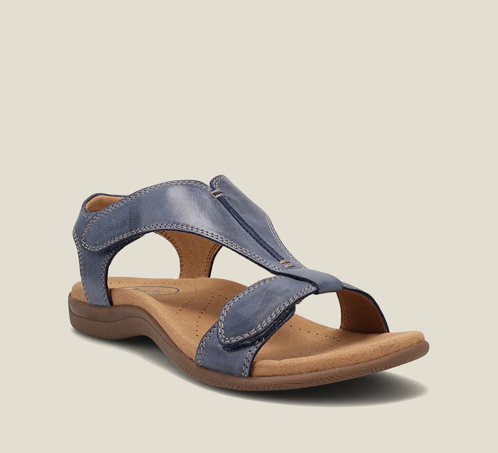 Tess - Sandalias Ortopédicas de Cuero Casual