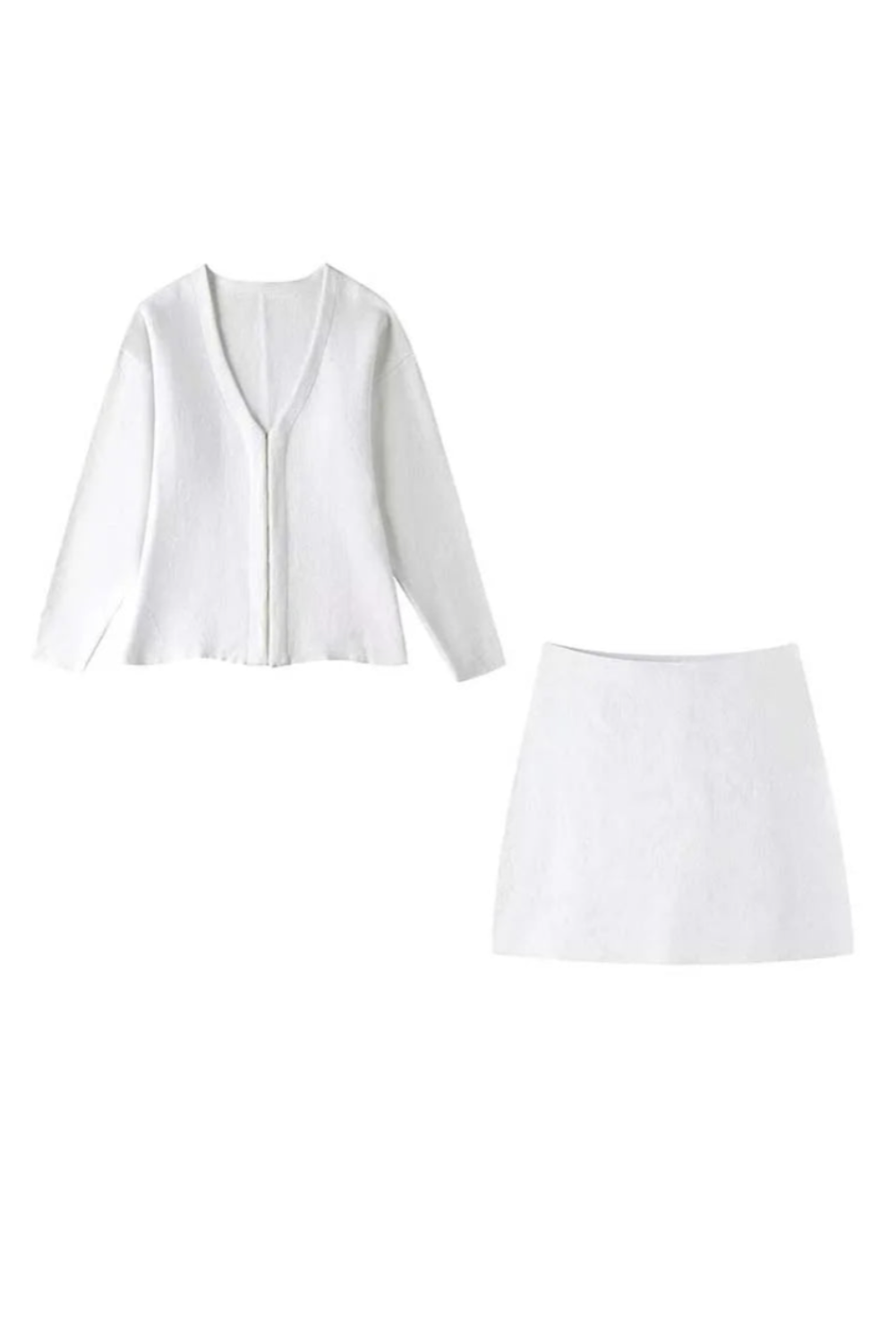 LINA | Elegante Conjunto de Punto de Dos Piezas