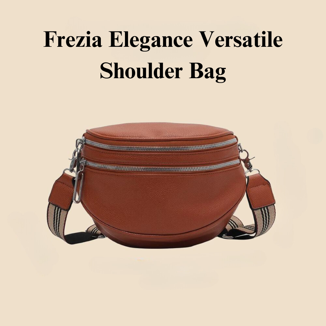 Bolso de hombro elegante de cuero, cómodo y atemporal