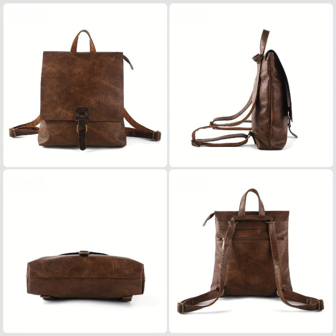 Mochila vintage multifuncional de material de alta calidad, cómoda
