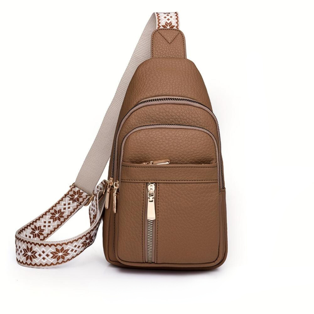 Bolso de hombro con ruedas de cuero, cómodo y práctico para el uso diario