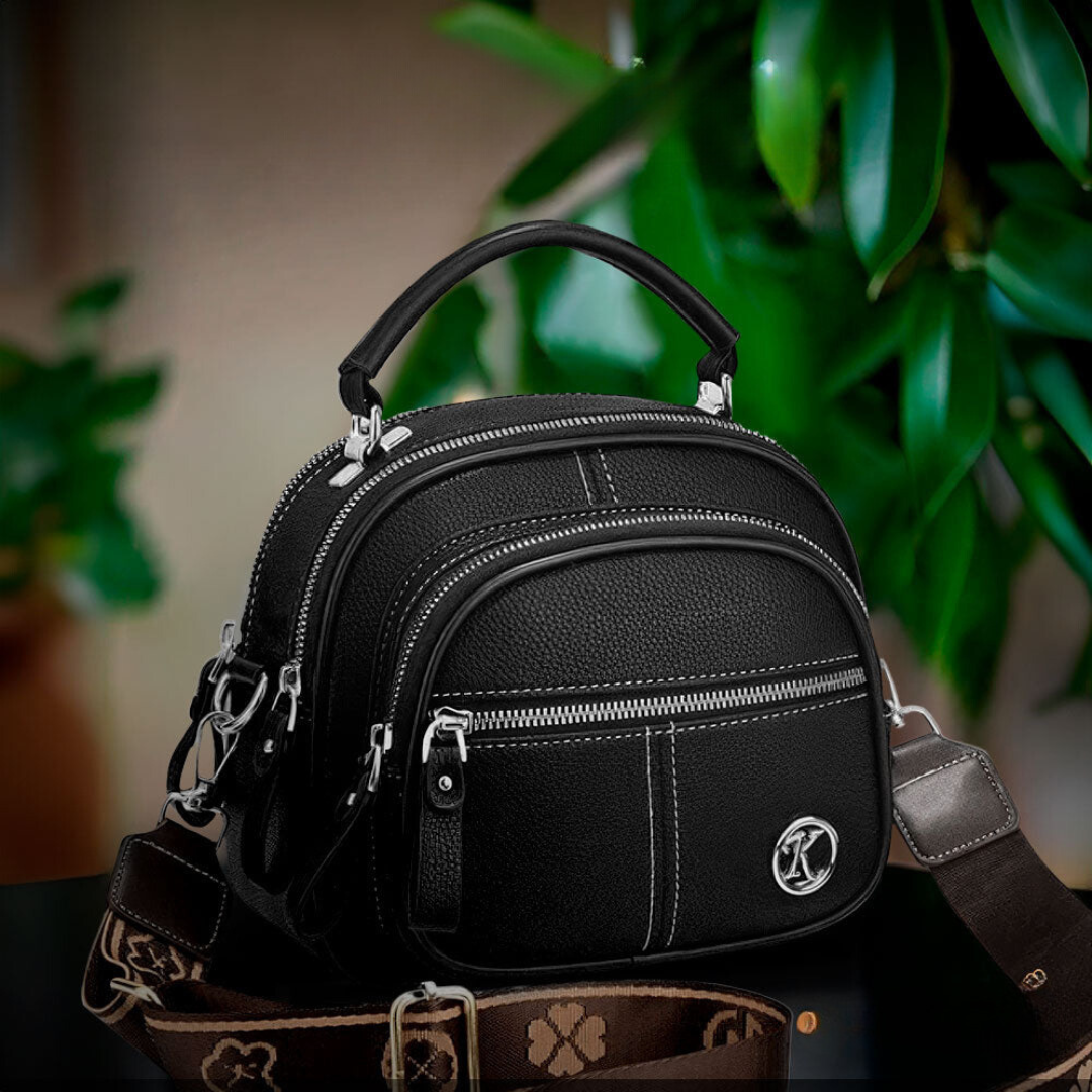 Elegante bolso de hombro clásico de cuero de alta calidad, cómodo y atemporal