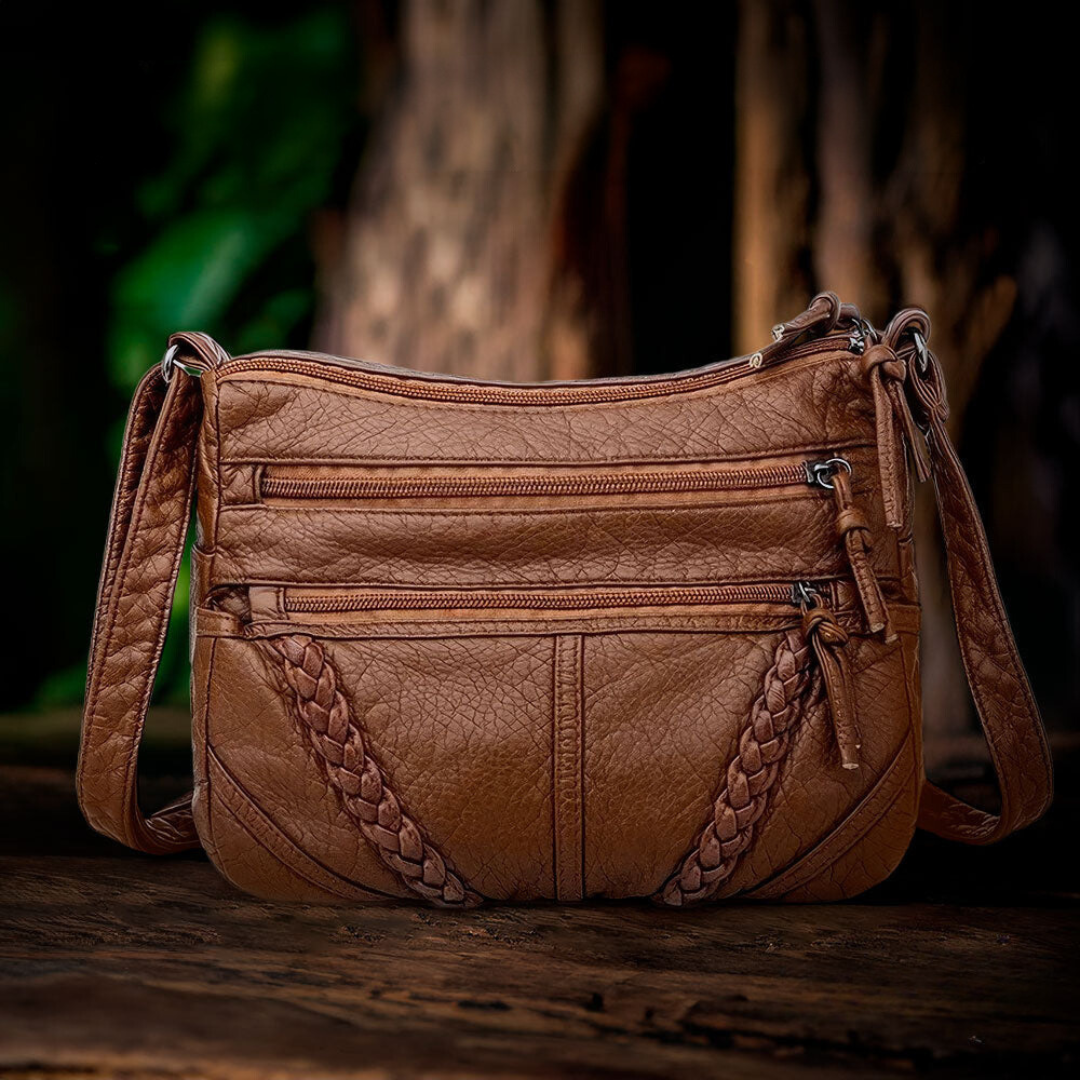 Bolso elegante y atemporal de cuero de alta calidad, perfecto para cualquier ocasión