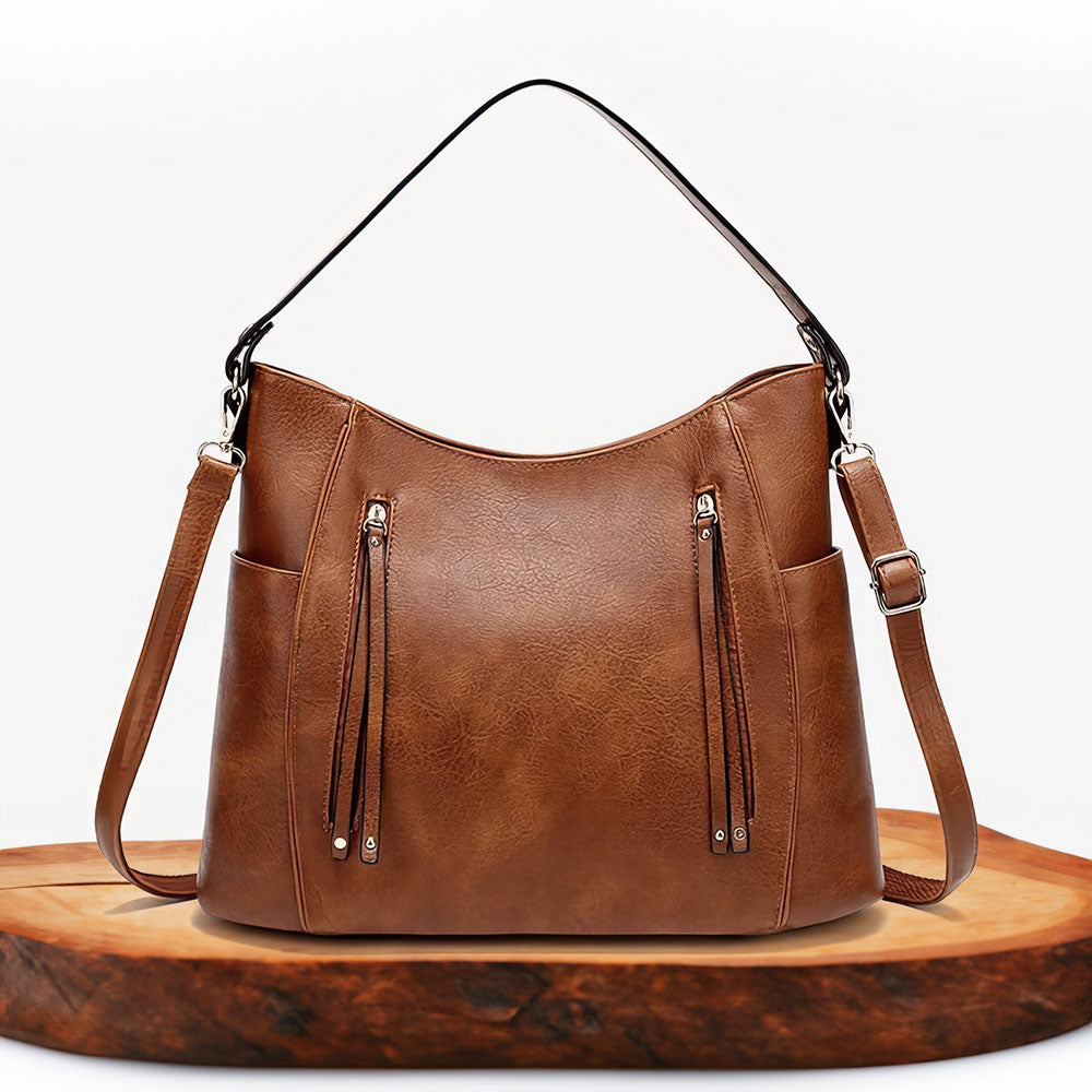 Bolso de cuero atemporal para una elegancia cómoda en cualquier ocasión