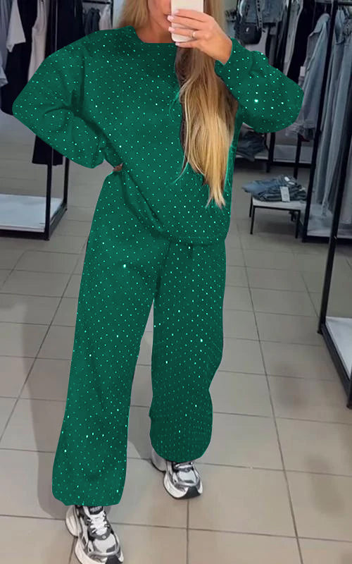 Yara | Conjunto Glamuroso con Brillos para las Fiestas