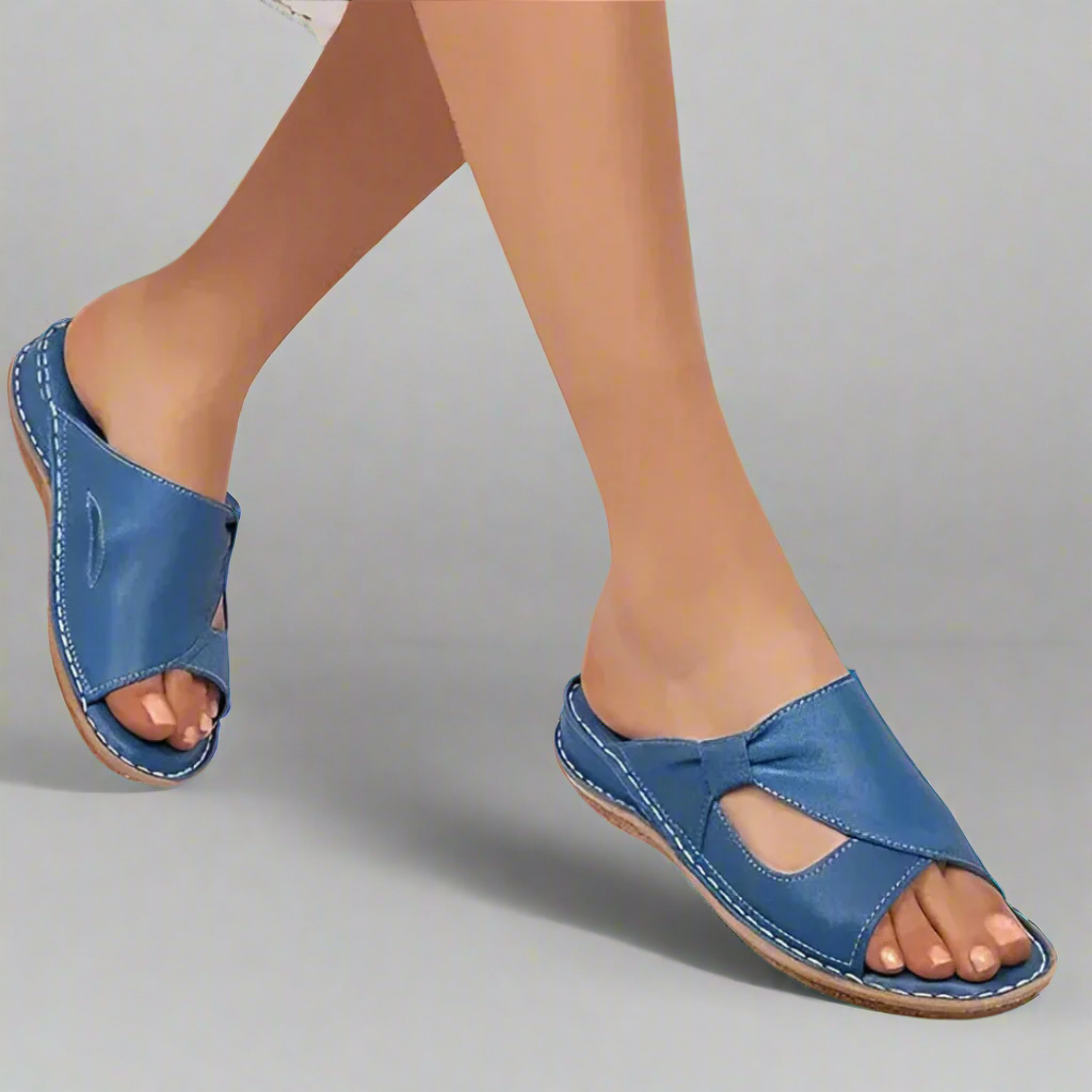 Elena™ | Sandalias de Cuero Cómodas