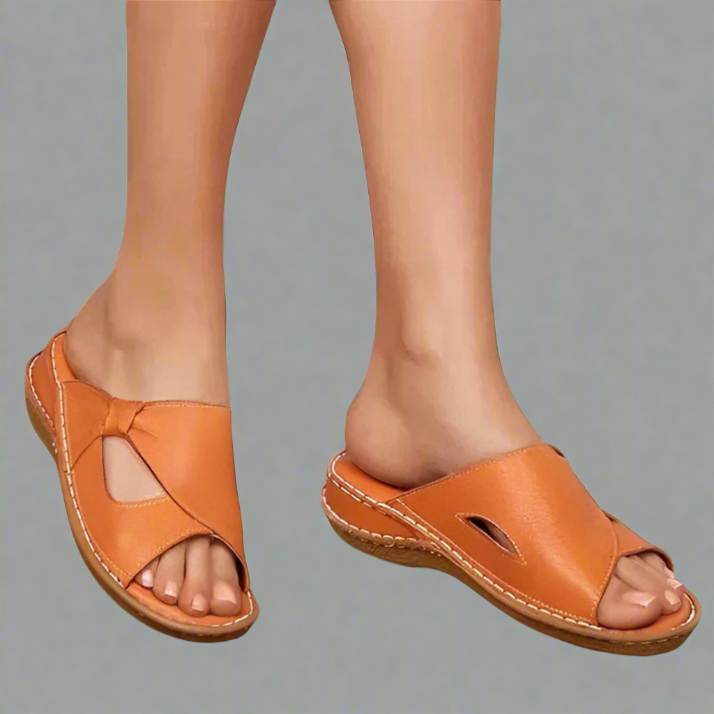 Elena™ | Sandalias de Cuero Cómodas
