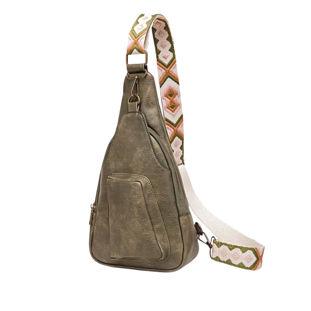 Bolso de hombro retro chic de cuero, cómodo y atemporalmente elegante