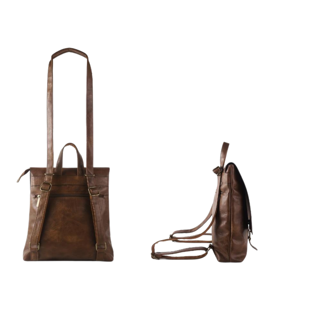 Mochila vintage multifuncional de material de alta calidad, cómoda