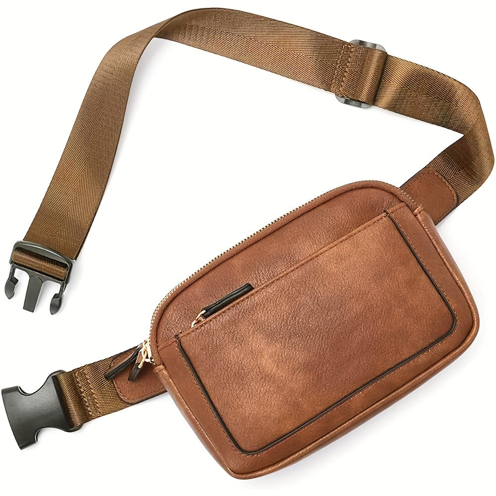 Bolso de hombro de cuero con correa cómoda para uso diario