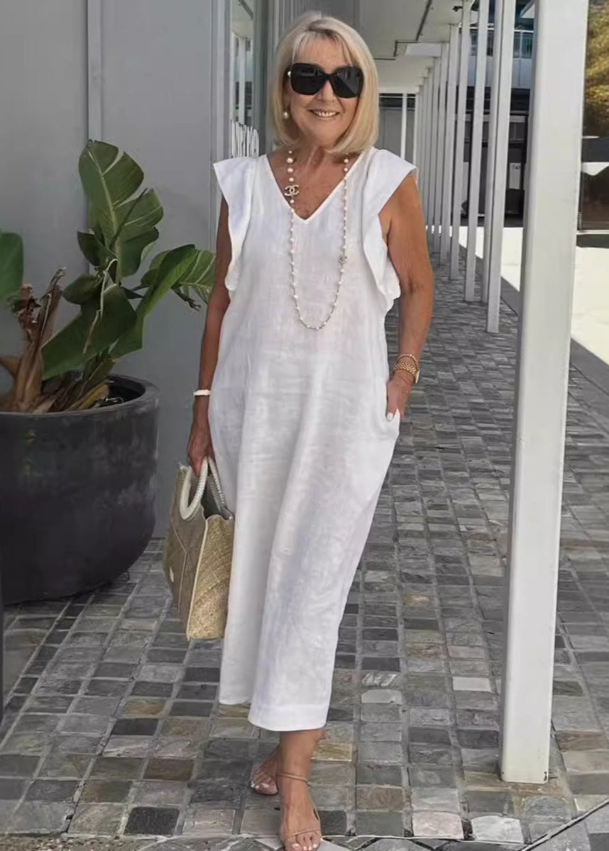Nora – Vestido sin mangas con escote en V