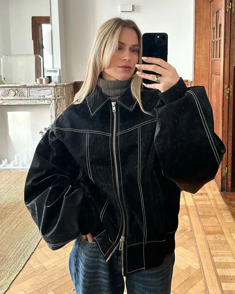 Chaqueta Oversized Scarlet | Tu Imprescindible para Esta Temporada