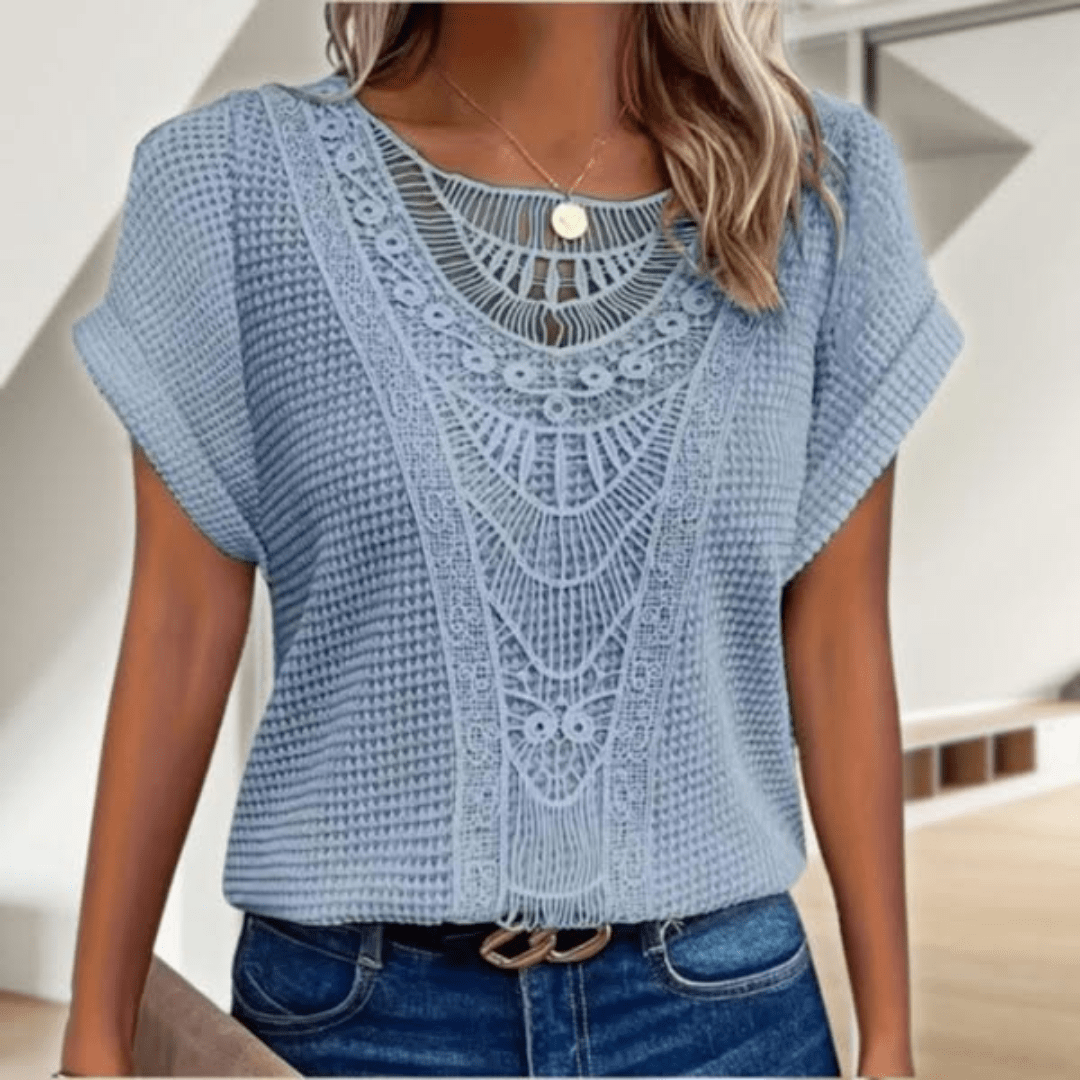 Karin™ | Elegante blusa de estilo ibicenco