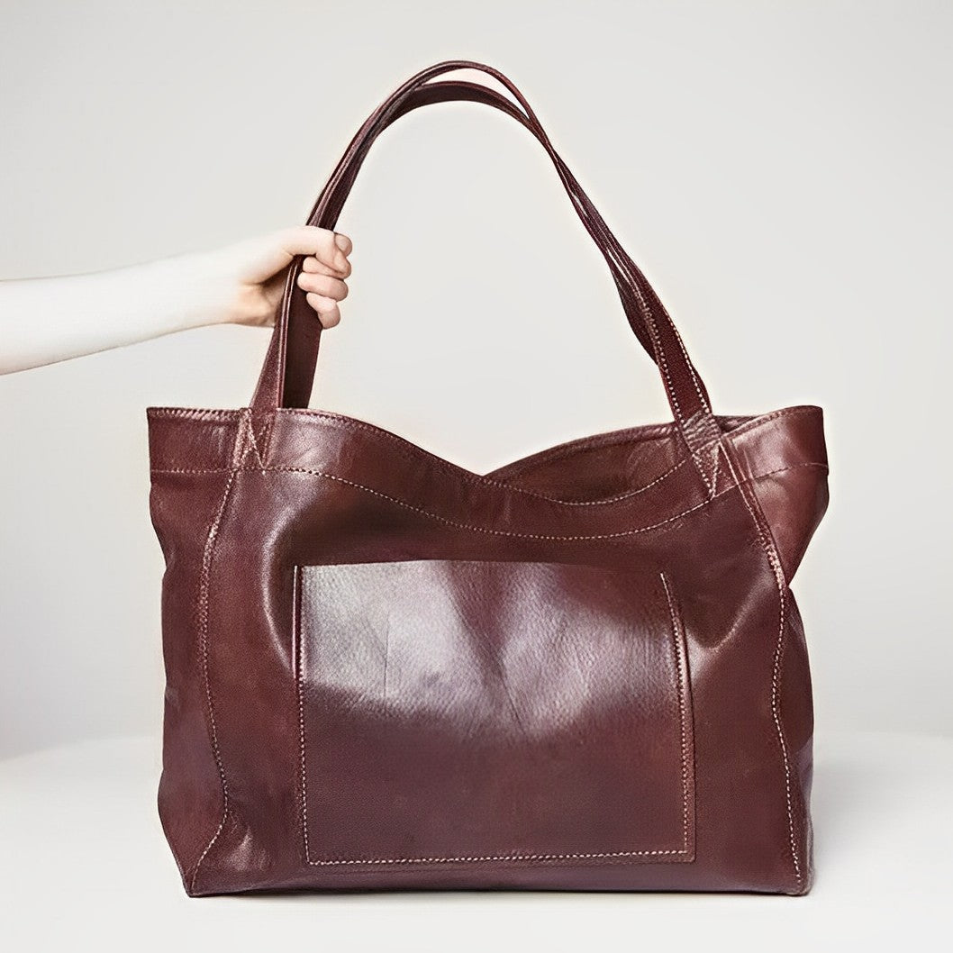 Bolso retro de cuero de alta calidad, cómodo y atemporalmente elegante