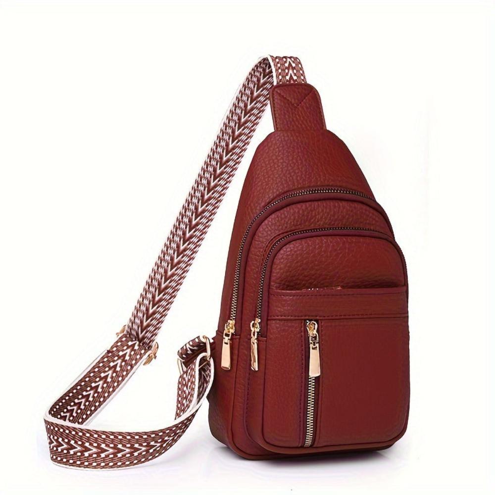 Bolso de hombro con ruedas de cuero, cómodo y práctico para el uso diario