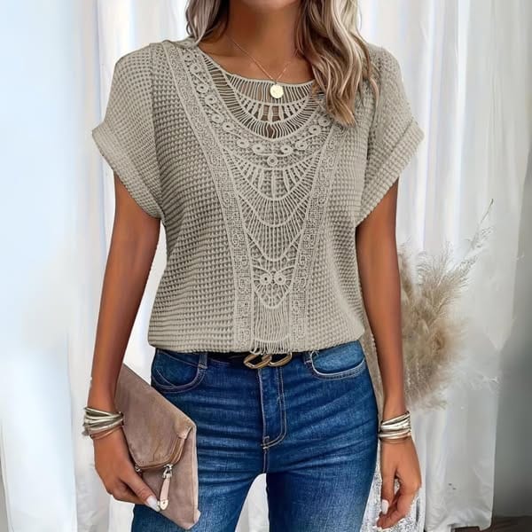Karin™ | Elegante blusa de estilo ibicenco