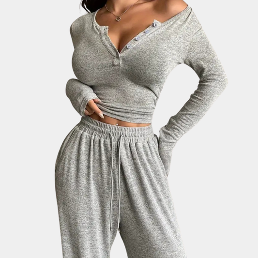 KENDIS - Conjunto Clásico de 2 Piezas para Mujeres