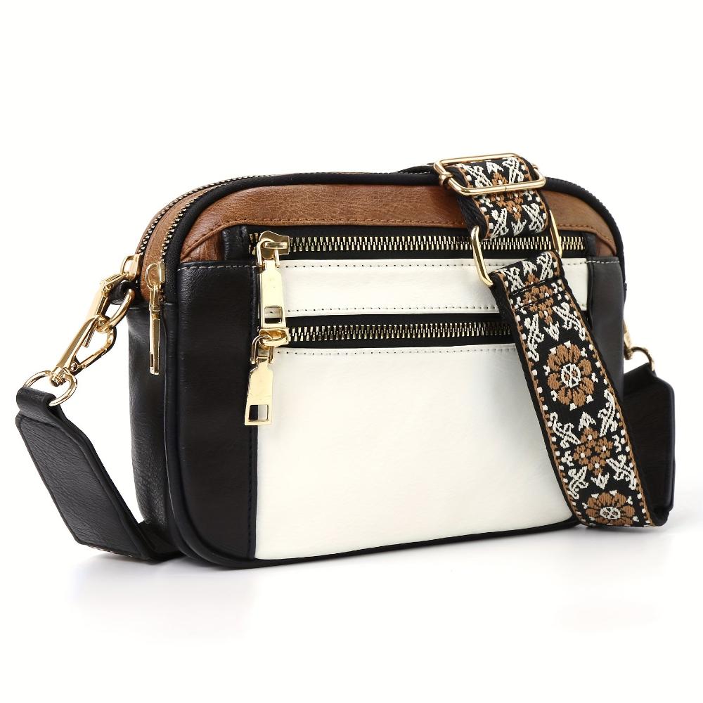 Leila | Elegante bolsa de hombro de cuero de alta calidad, cómoda y atemporal