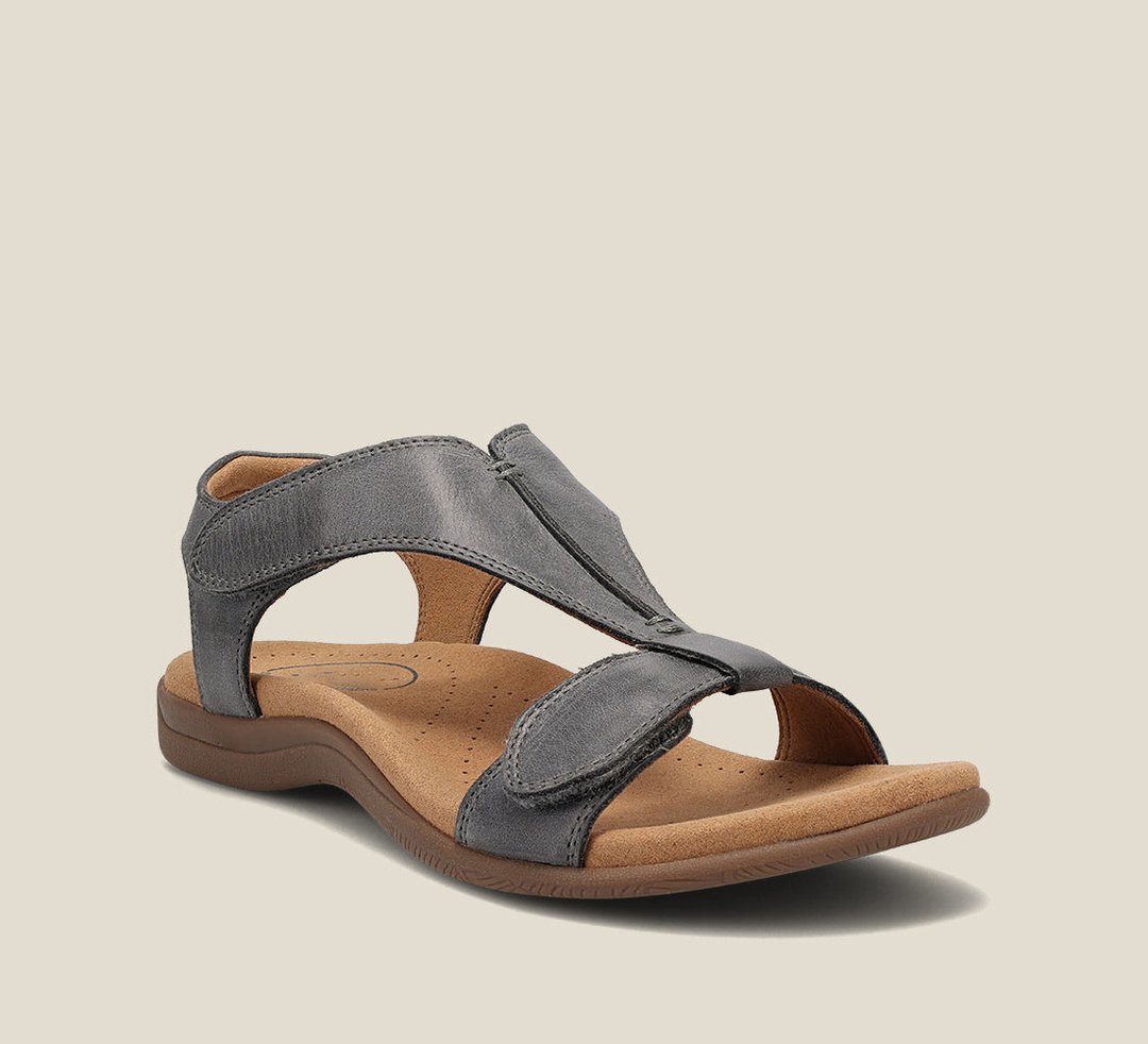 Tess - Sandalias Ortopédicas de Cuero Casual
