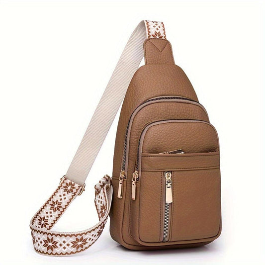 Bolso de hombro con ruedas de cuero, cómodo y práctico para el uso diario