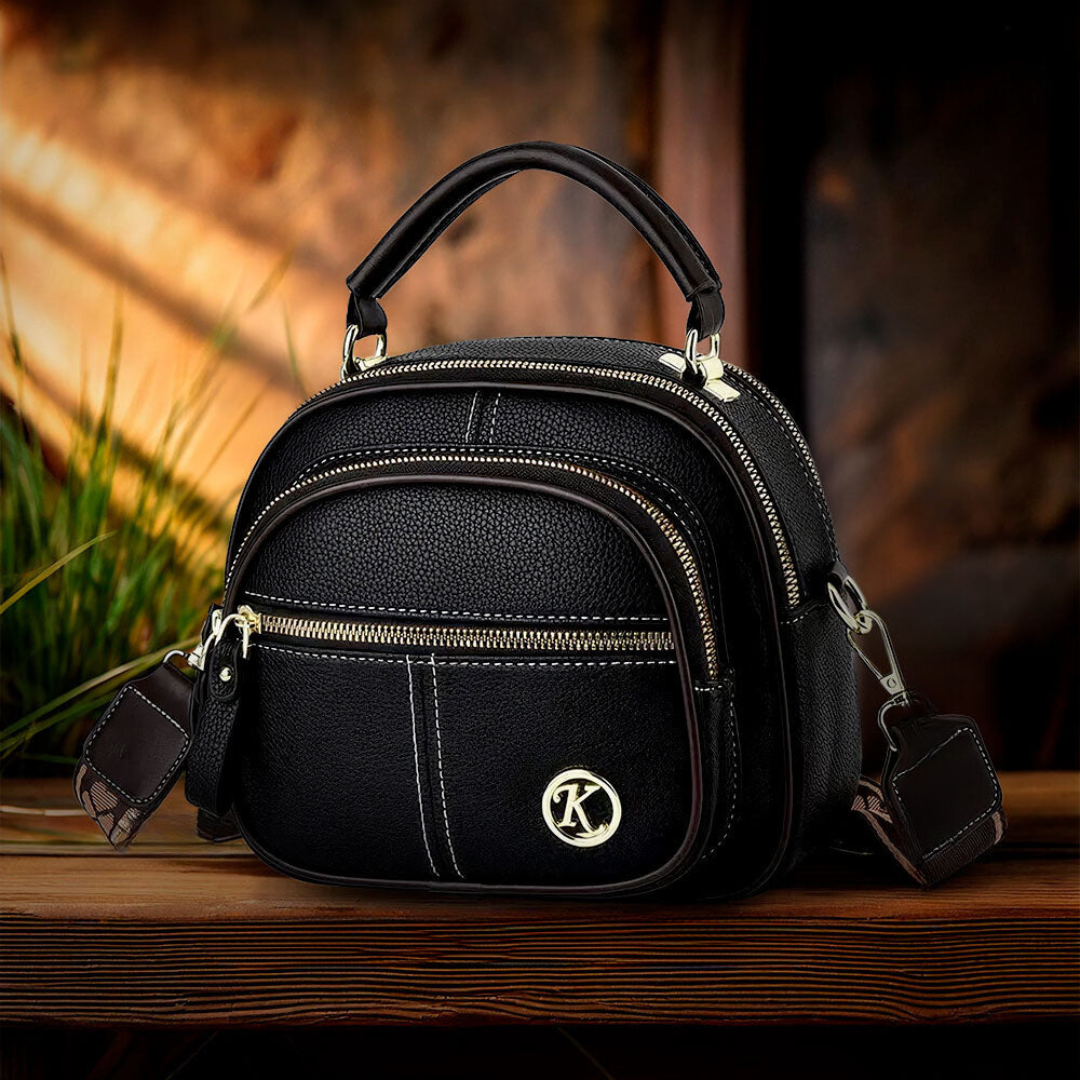 Elegante bolso de hombro clásico de cuero de alta calidad, cómodo y atemporal
