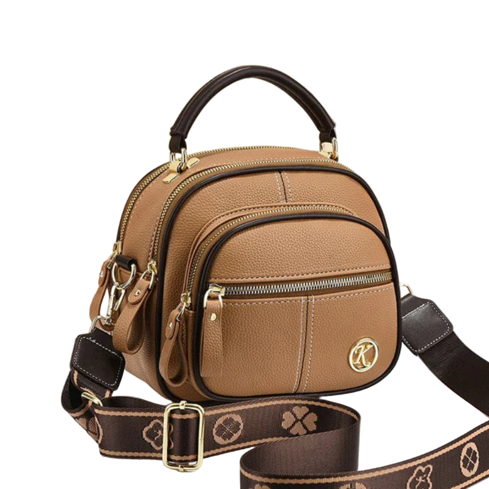 Elegante bolso de hombro clásico de cuero de alta calidad, cómodo y atemporal