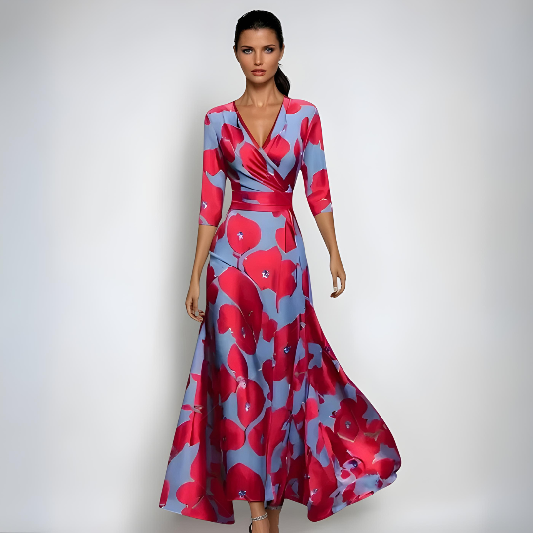 Emily - Vestido de flores de lujo