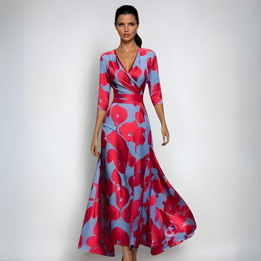 Emily - Vestido de flores de lujo
