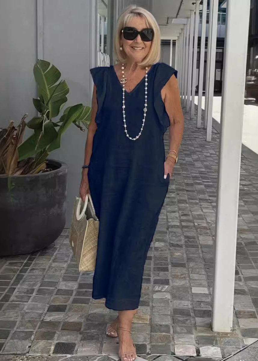 Nora – Vestido sin mangas con escote en V