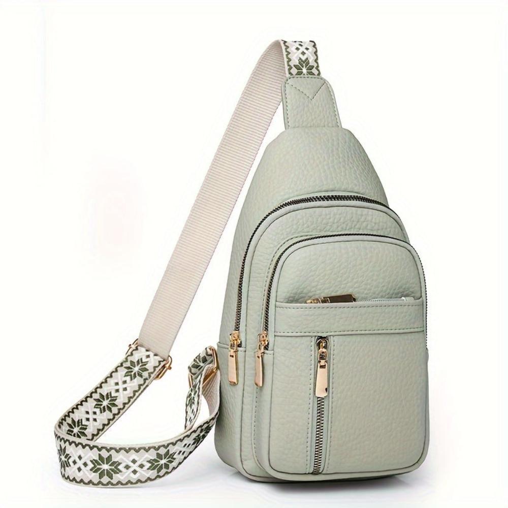 Bolso de hombro con ruedas de cuero, cómodo y práctico para el uso diario