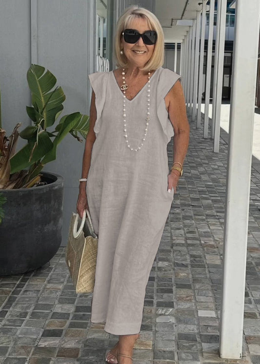 Nora – Vestido sin mangas con escote en V