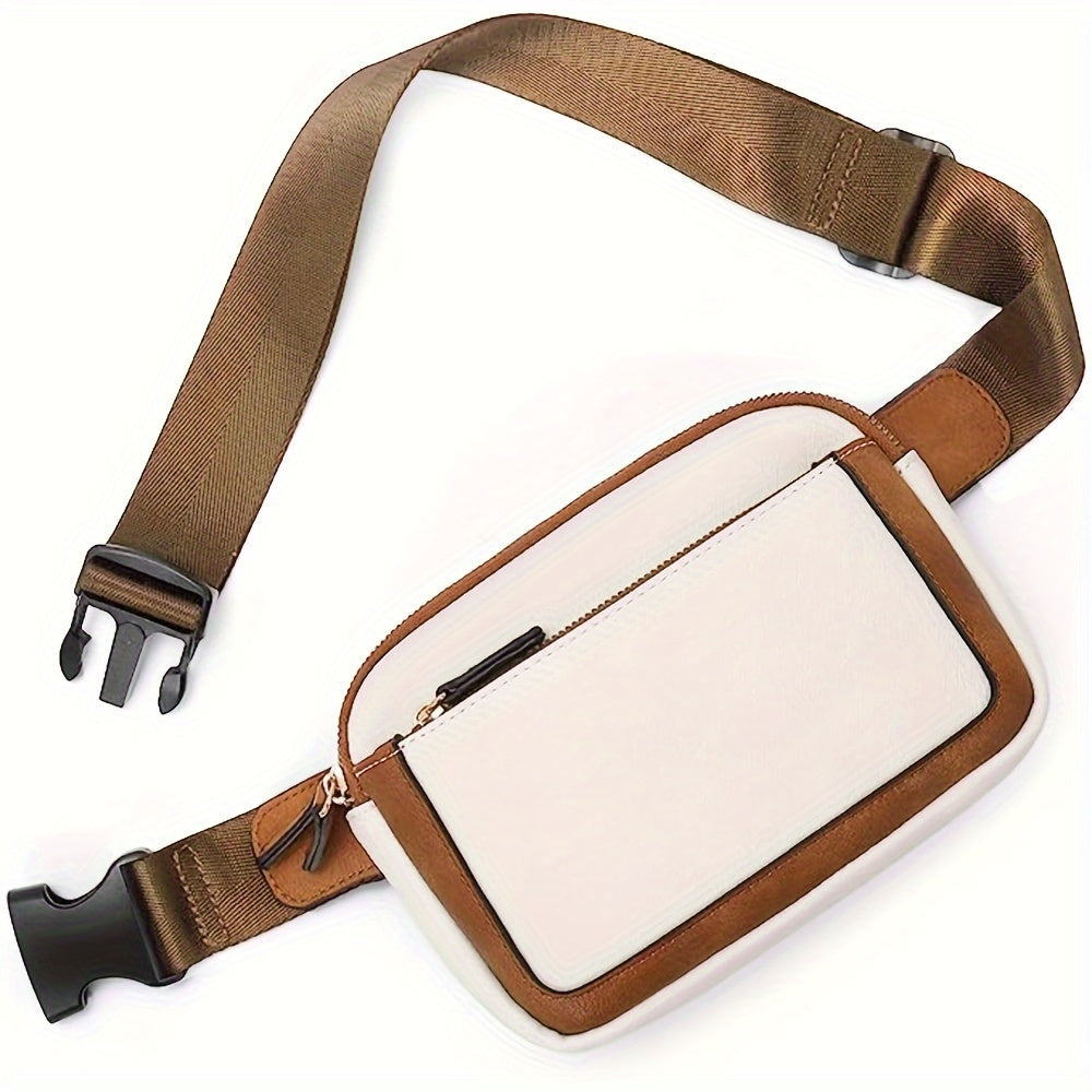 Bolso de hombro de cuero con correa cómoda para uso diario