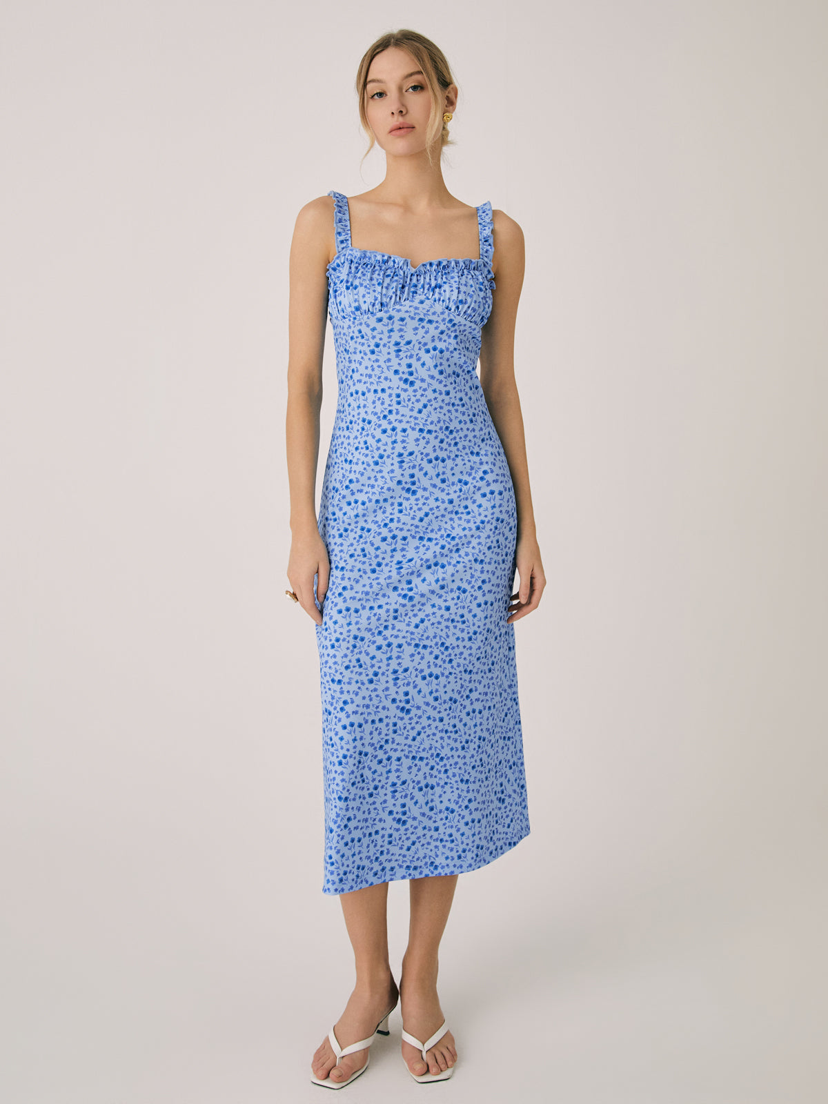 Vestido Midi Boho Floral