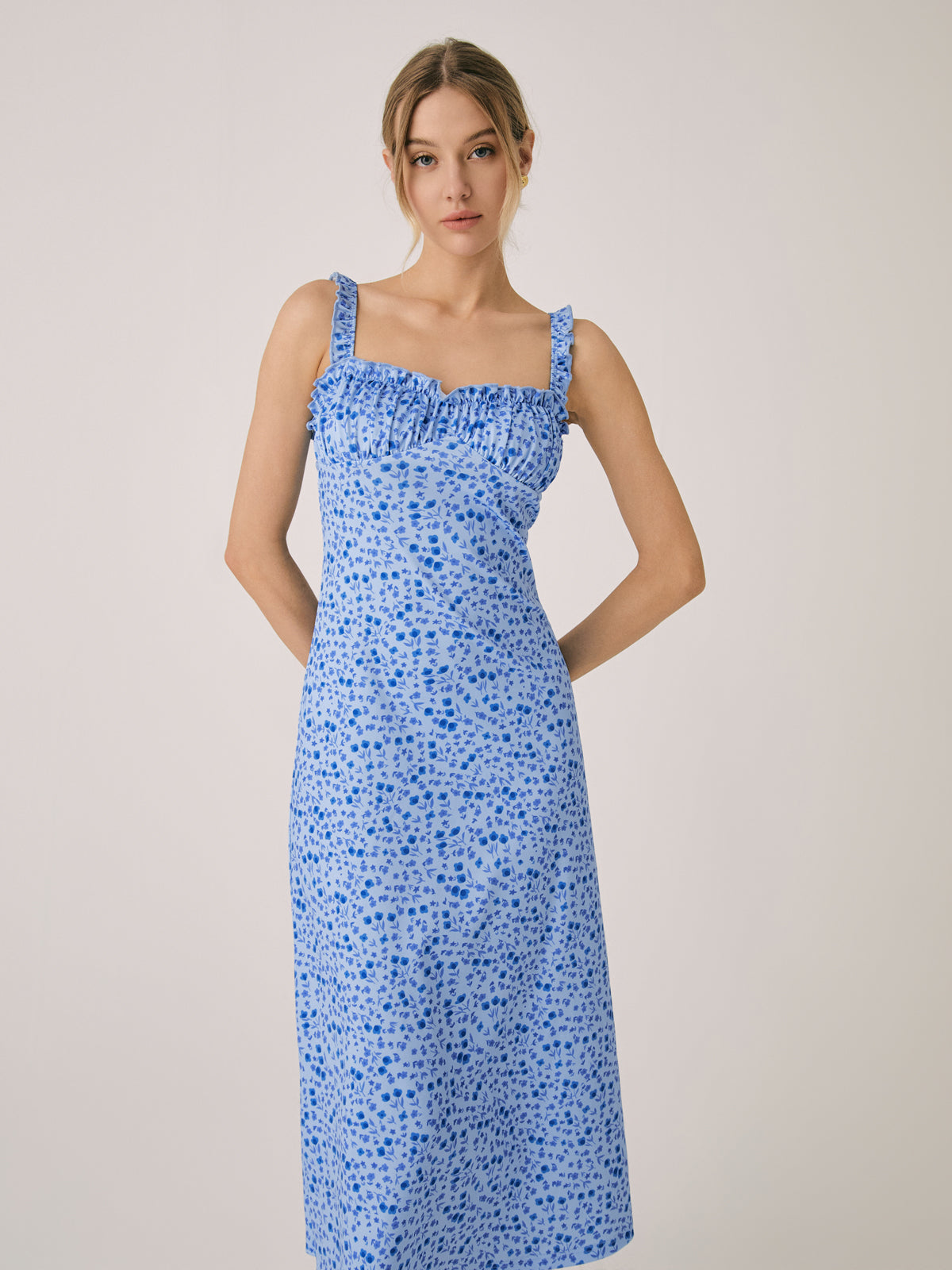 Vestido Midi Boho Floral