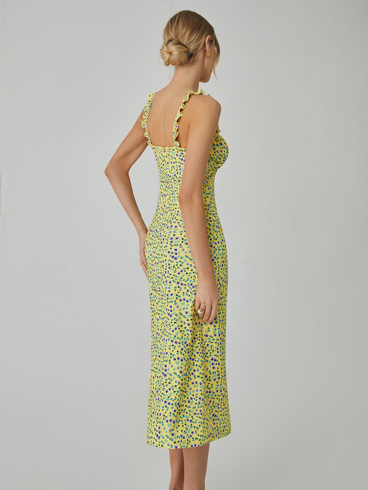 Vestido Midi Boho Floral