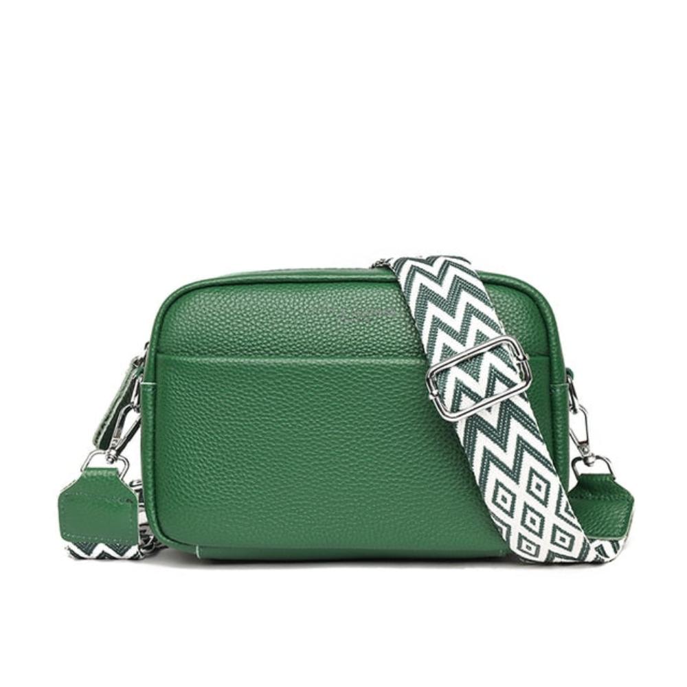Elegante bolso de hombro de cuero, cómodo y atemporal para cualquier ocasión