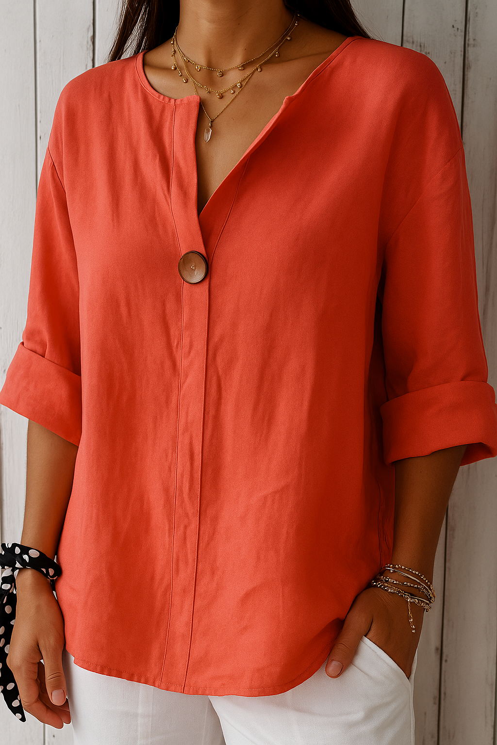 Amora™ | Blusa Breeze de Lino