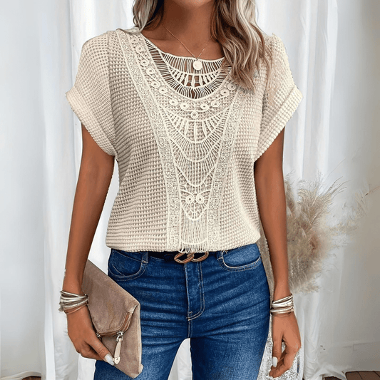 Karin™ | Elegante blusa de estilo ibicenco
