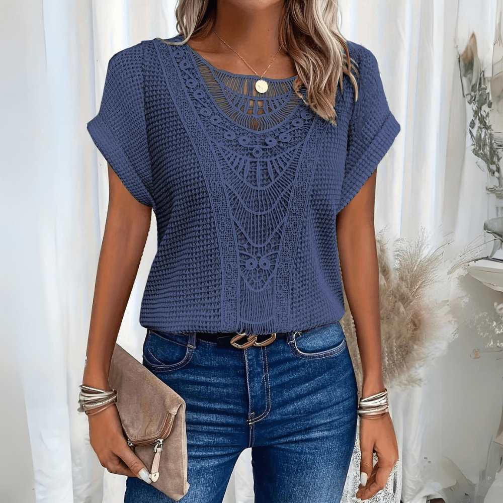 Karin™ | Elegante blusa de estilo ibicenco