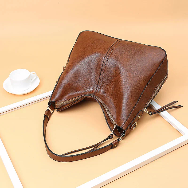 Elegante bolsa de cuero de alta calidad, cómoda y atemporal para cualquier ocasión