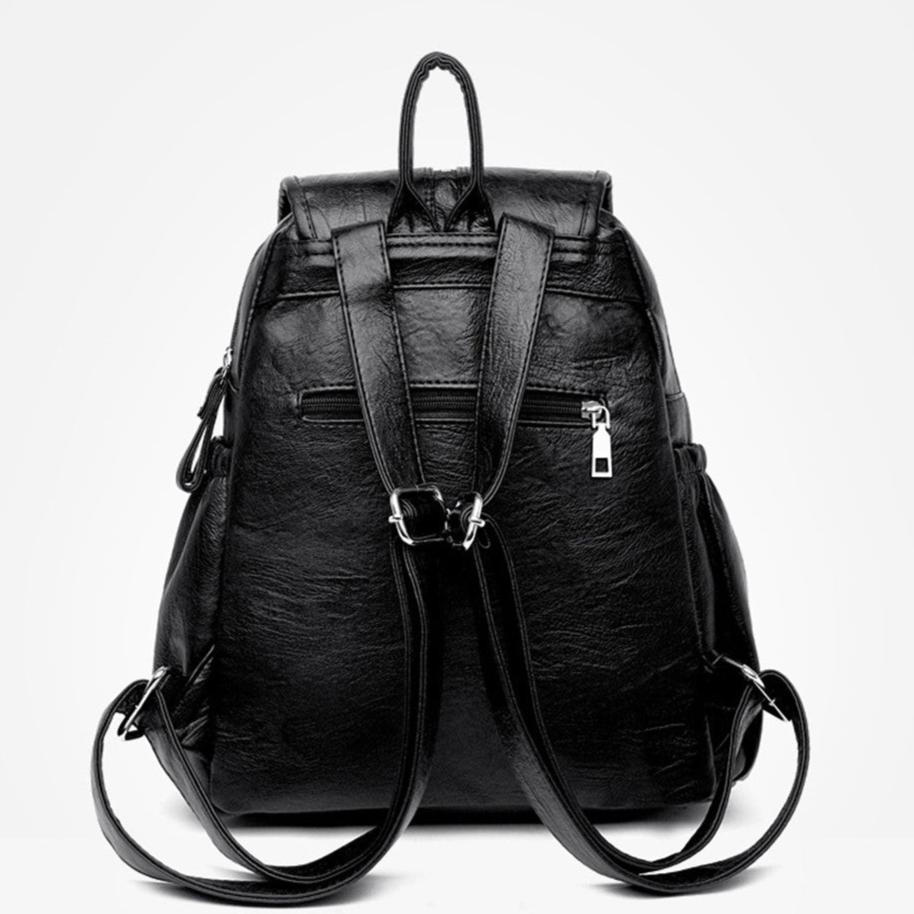 Elegante mochila de cuero, cómoda y atemporal para cualquier ocasión