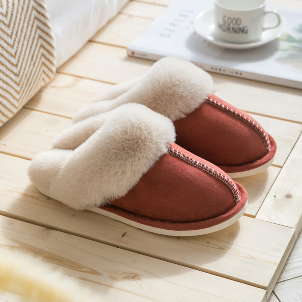 Pantuflas Zara Luxe Fluffy - Elegantes y Cómodos Slip-ons de Felpa Sintética