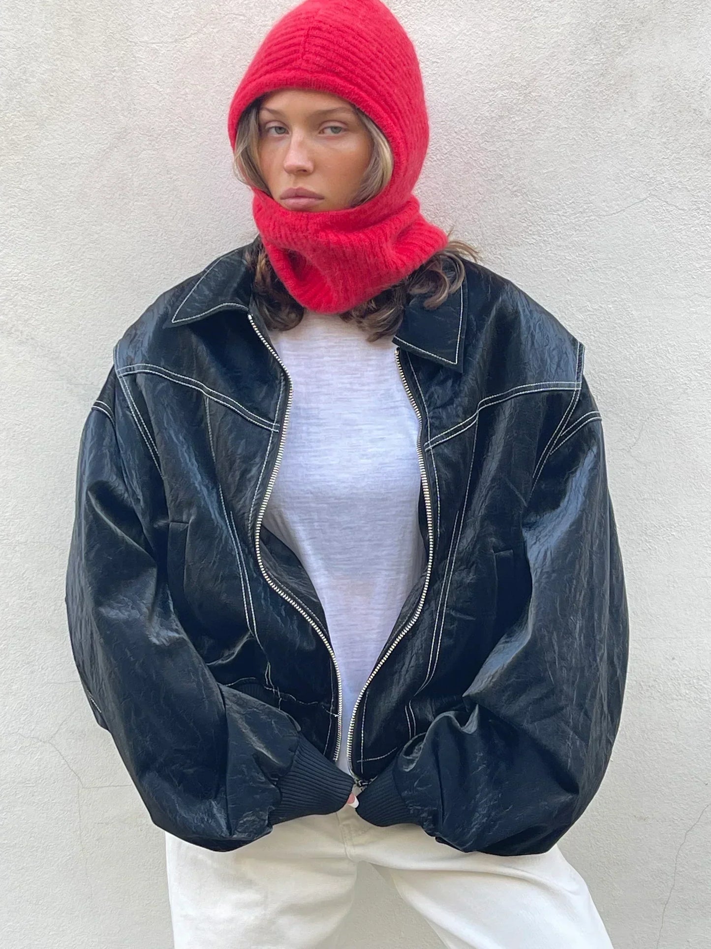 Chaqueta Oversized Scarlet | Tu Imprescindible para Esta Temporada