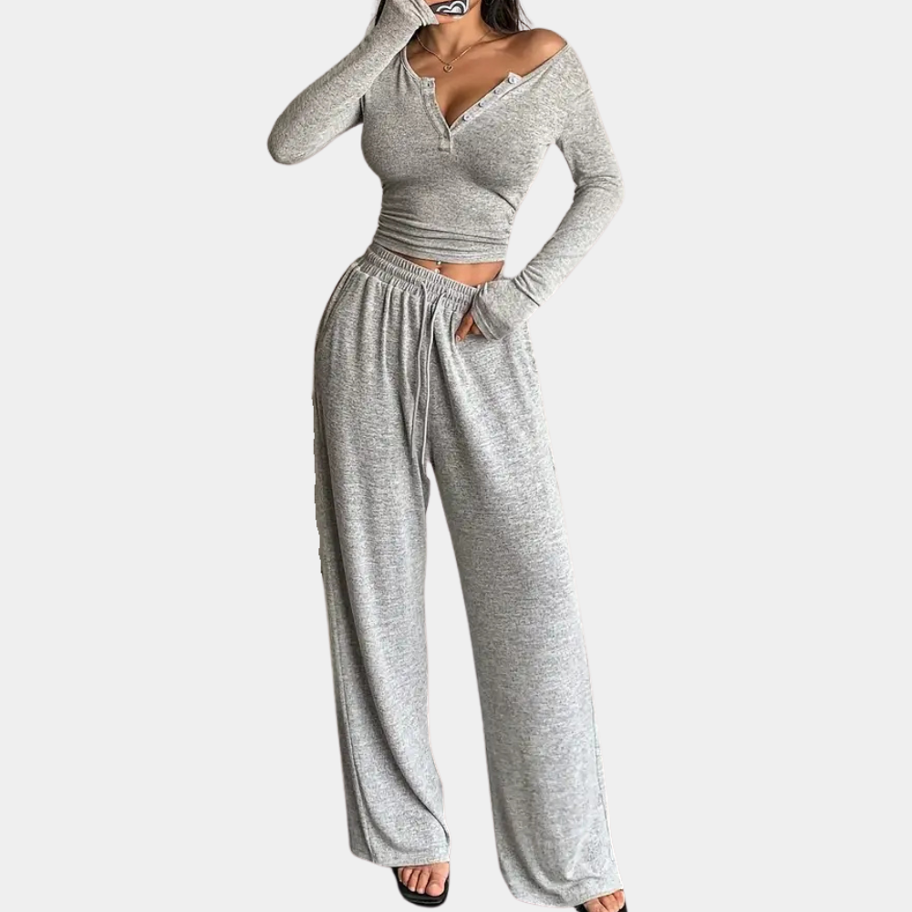 KENDIS - Conjunto Clásico de 2 Piezas para Mujeres